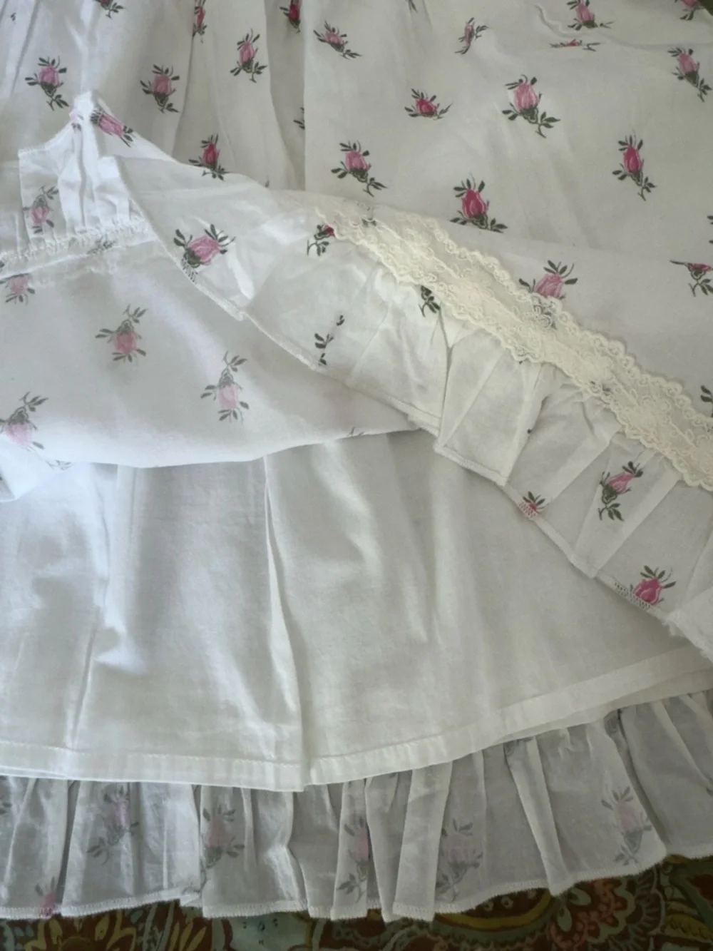 For Love & Lemons Lil Lemons Wildflower Dress 6T NWT Lace Ruffle Organic Cotton
